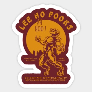 Lee Ho Fooks Sticker